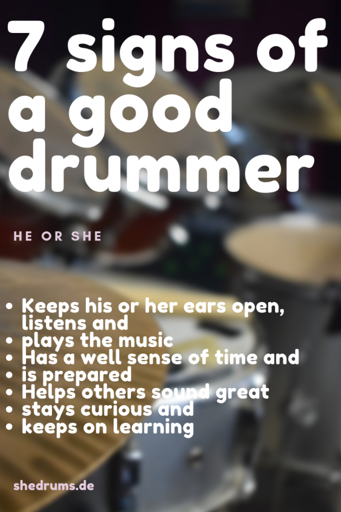  7 signs of a good drummer