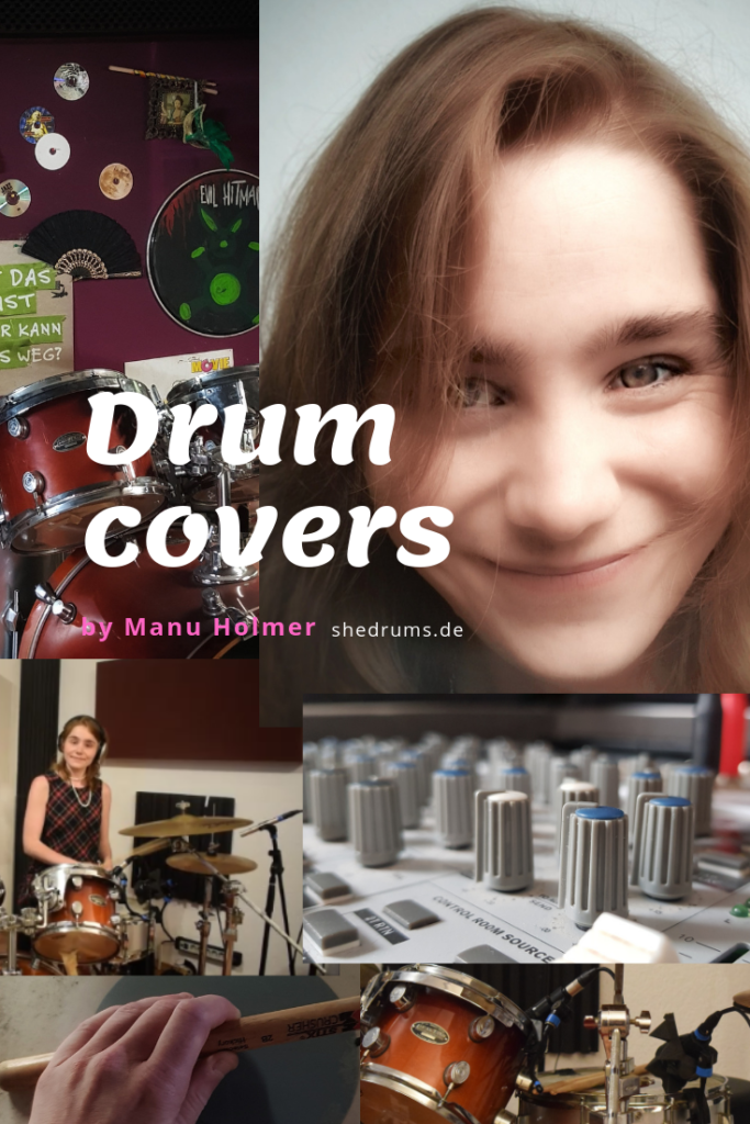 Drum covers female drummer