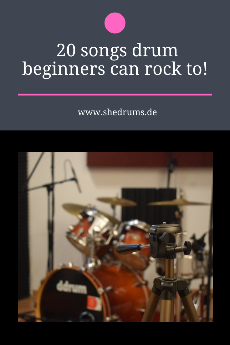 20 Easy Songs Drum Beginners Can Rock To! sHe druMs Rock The Kit!