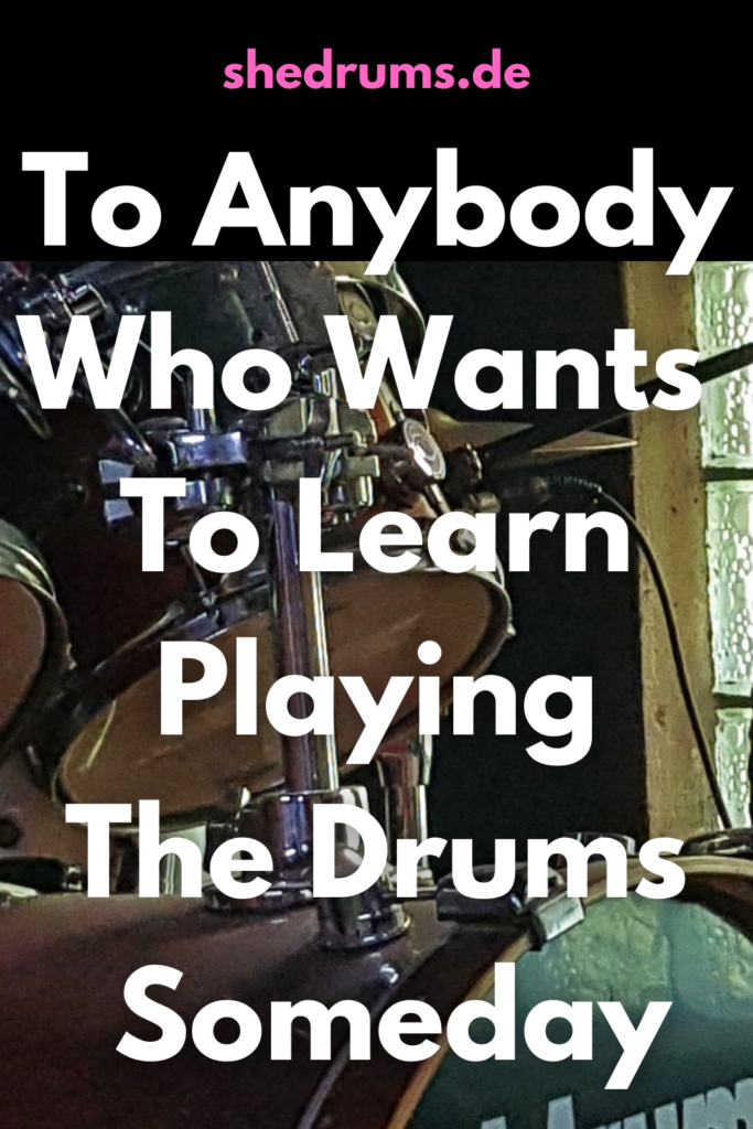 Learn playing the drums