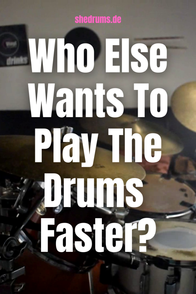 play drums faster