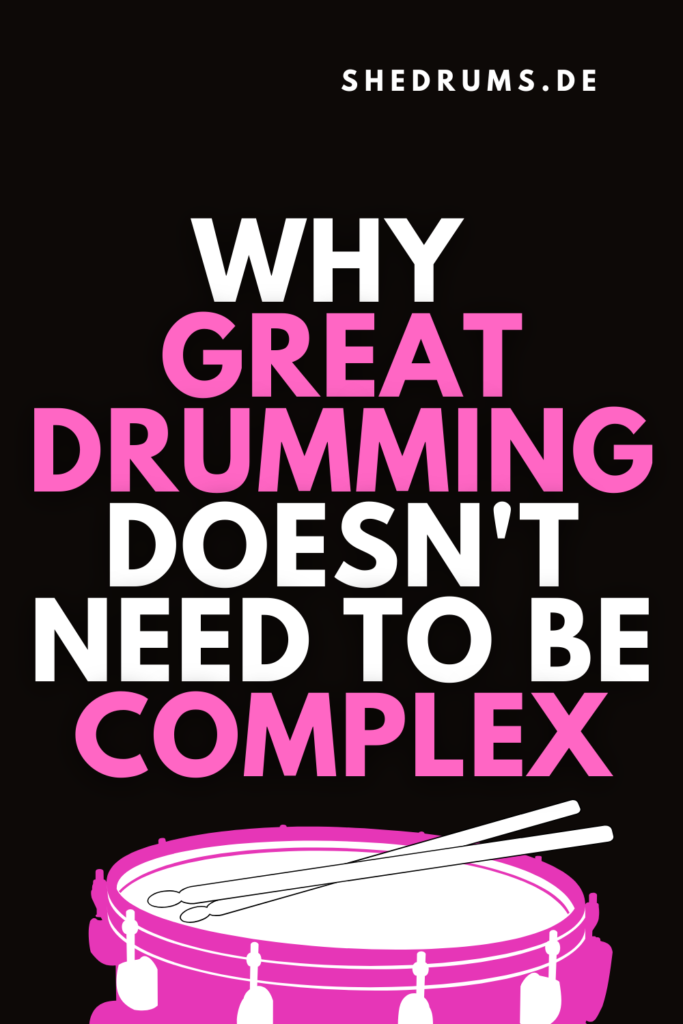 Complex drumming great