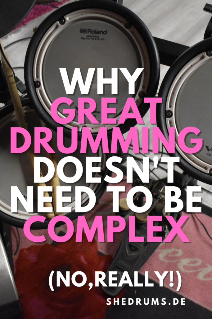 Great drumming not complex