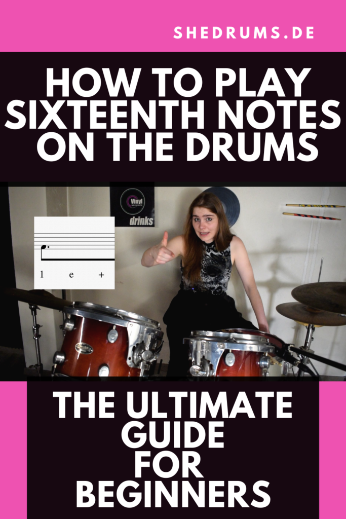 How to play sixteenth notes drums