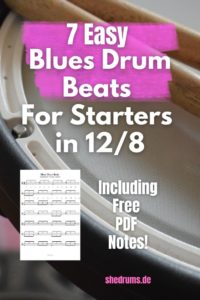 7 Easy Blues Drum Beats For Starters (+ Free Notes) - sHe druMs: Rock ...