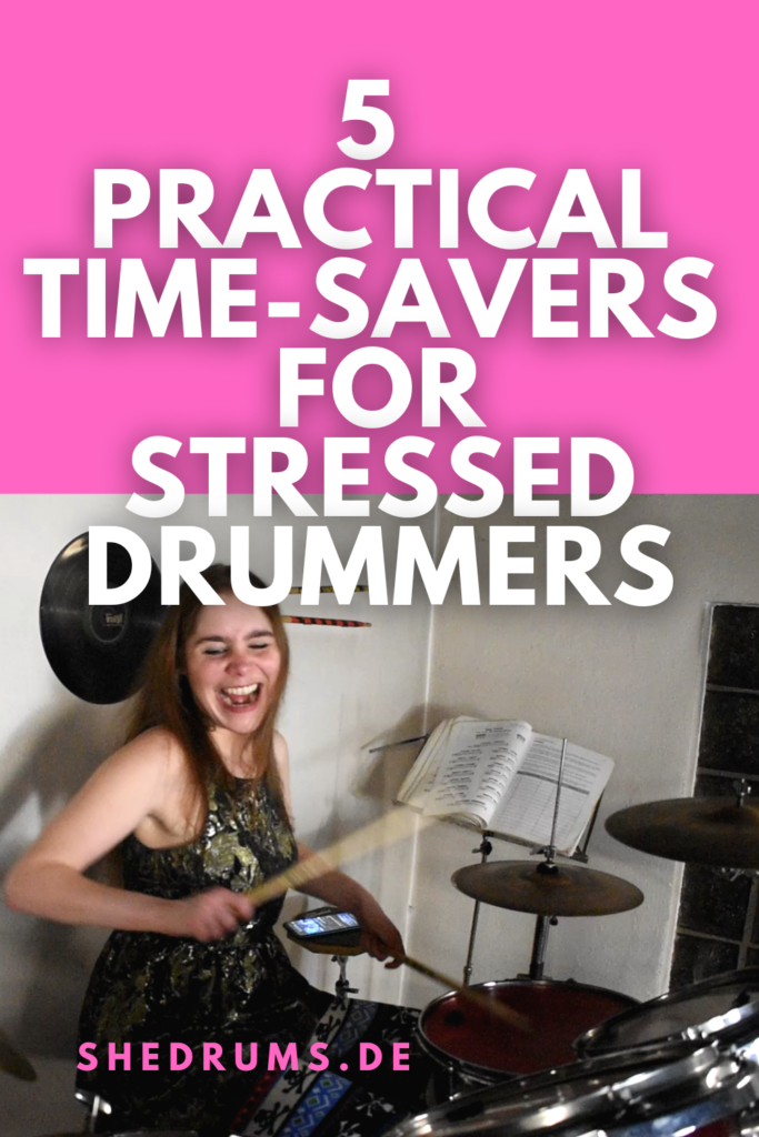 Time-savers for drummers tips