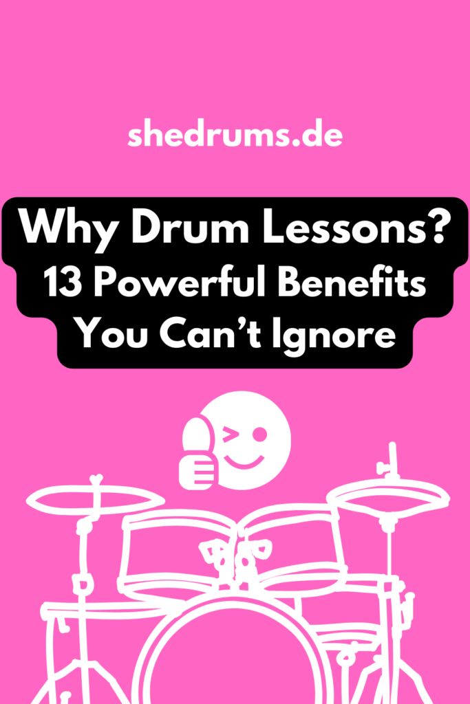 Drum lessons benefits and pros for beginners