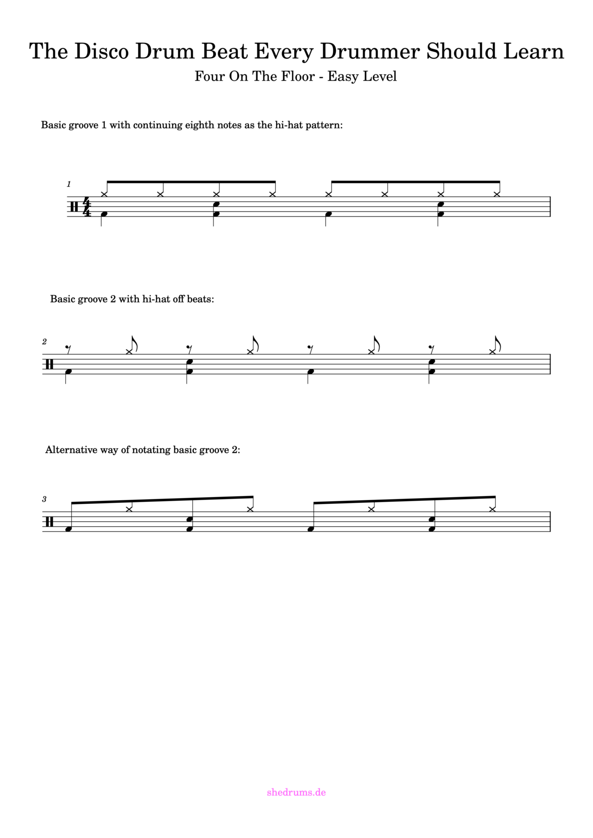 The Disco Drum Beat Every Drummer Should Learn - sHe druMs: Rock The Kit!